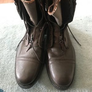Kenneth Cole Lace-n-zip Boots
